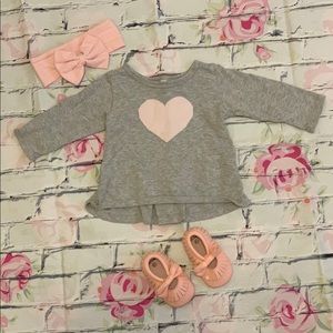 SUPER Cute Sweater, Headband and Shoes - 3pcs Set